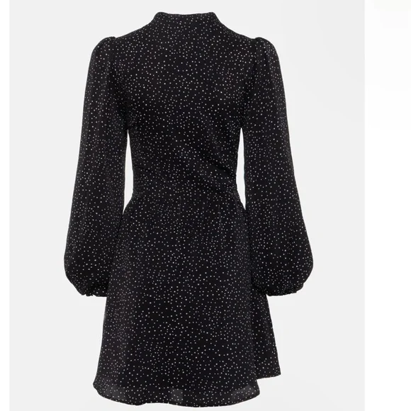 Lichi Bow Detail Polka Dot Mini Dress - Picture 4 of 8